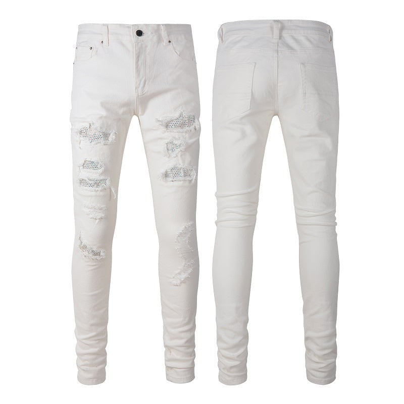 WHITE DIAMONDS DENIM