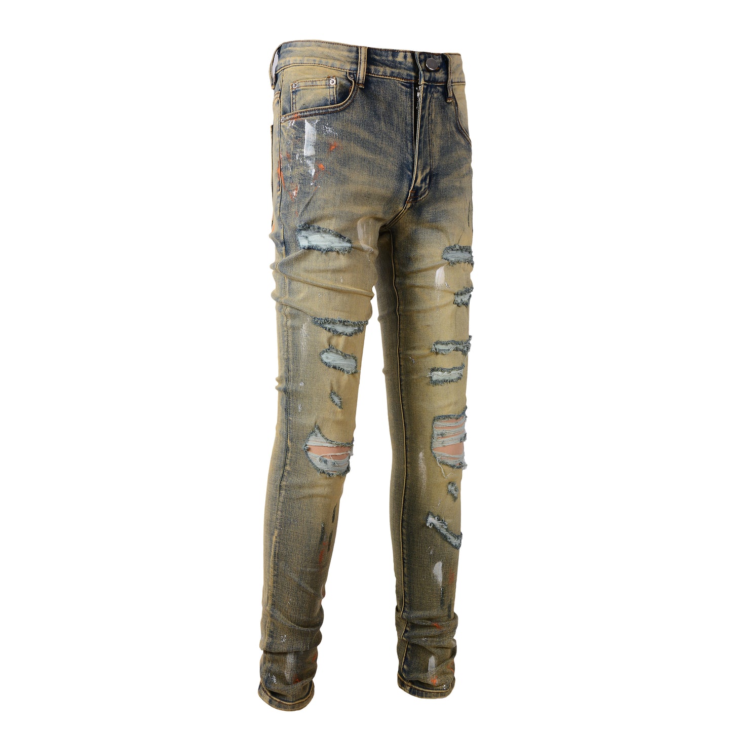 SAND BIKER DENIM