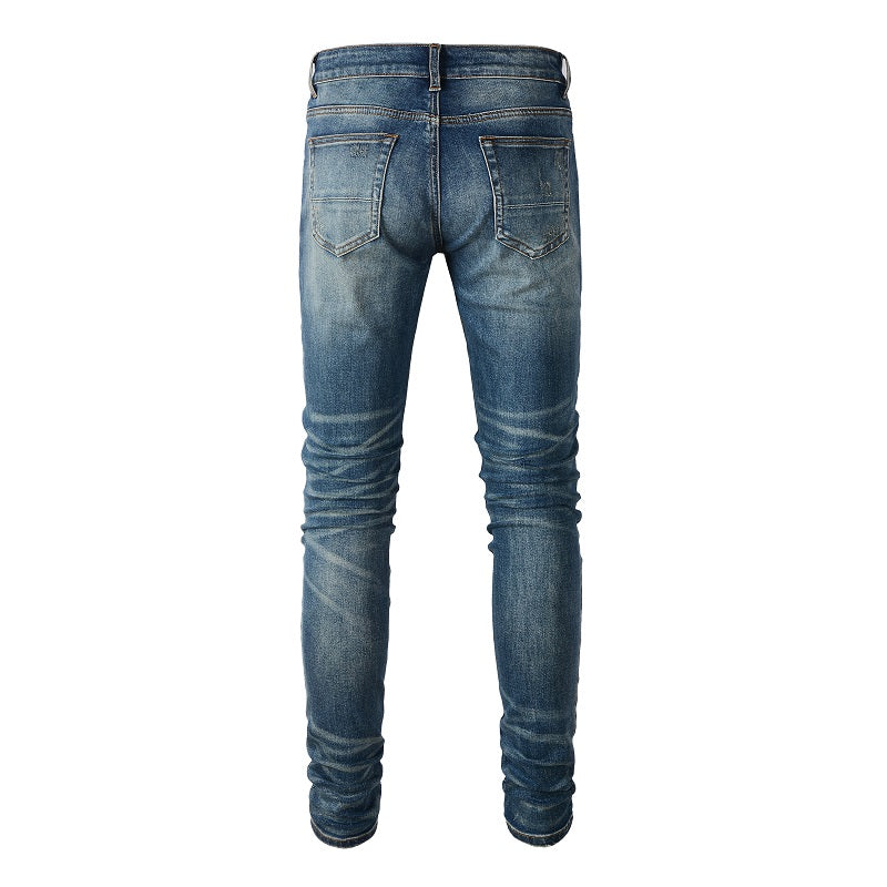 BLUE BIKER DENIM